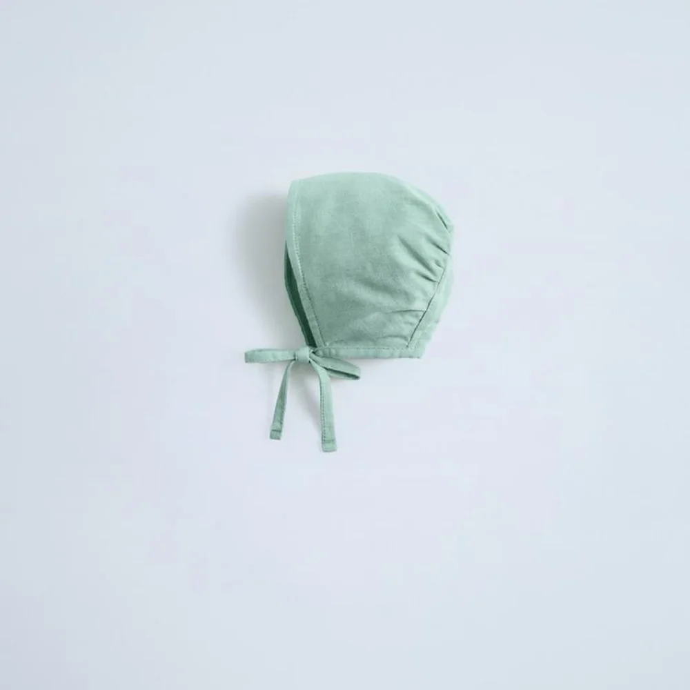 Zara Baby Linen Cotton Bonnet